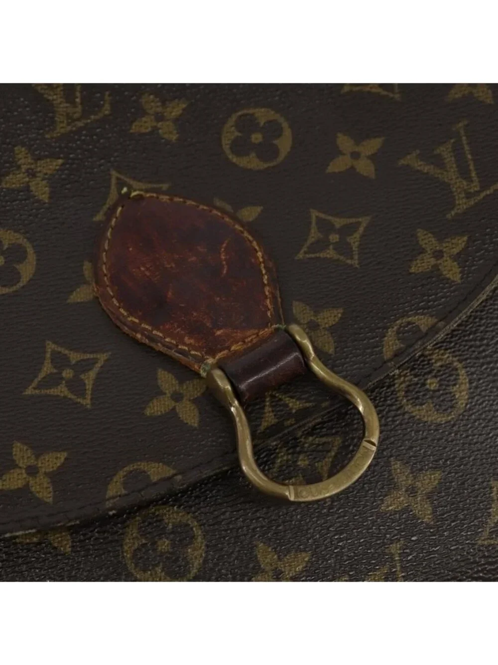 Authentic LOUIS VUITTON Monogram Saint Cloud GM Shoulder Bag M51242 LV - Picture 15 of 16